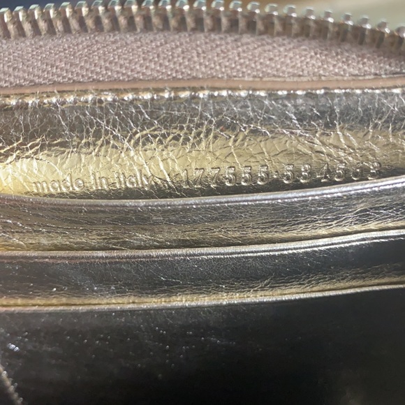 YSL gold Belle du Jour zip around leather wallet - Picture 16 of 16